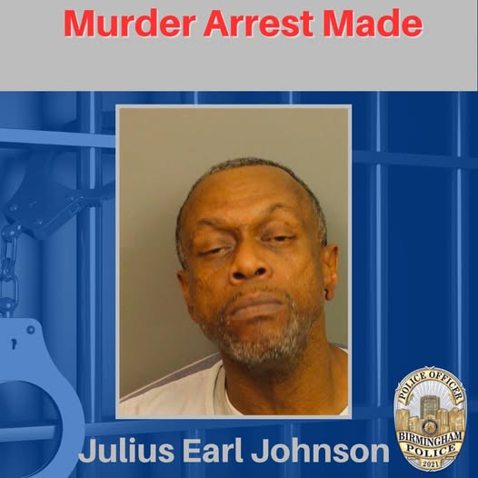 Birmingham Police Arrest Julius Earl Johnson in Connection to Fatal Shooting of Corey Lavel Tremble in Ensley