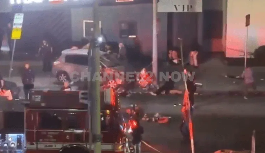 Mass Casualty Incident Declared After Vehicle Plows into Crowd on West Santa Monica Boulevard in East Hollywood